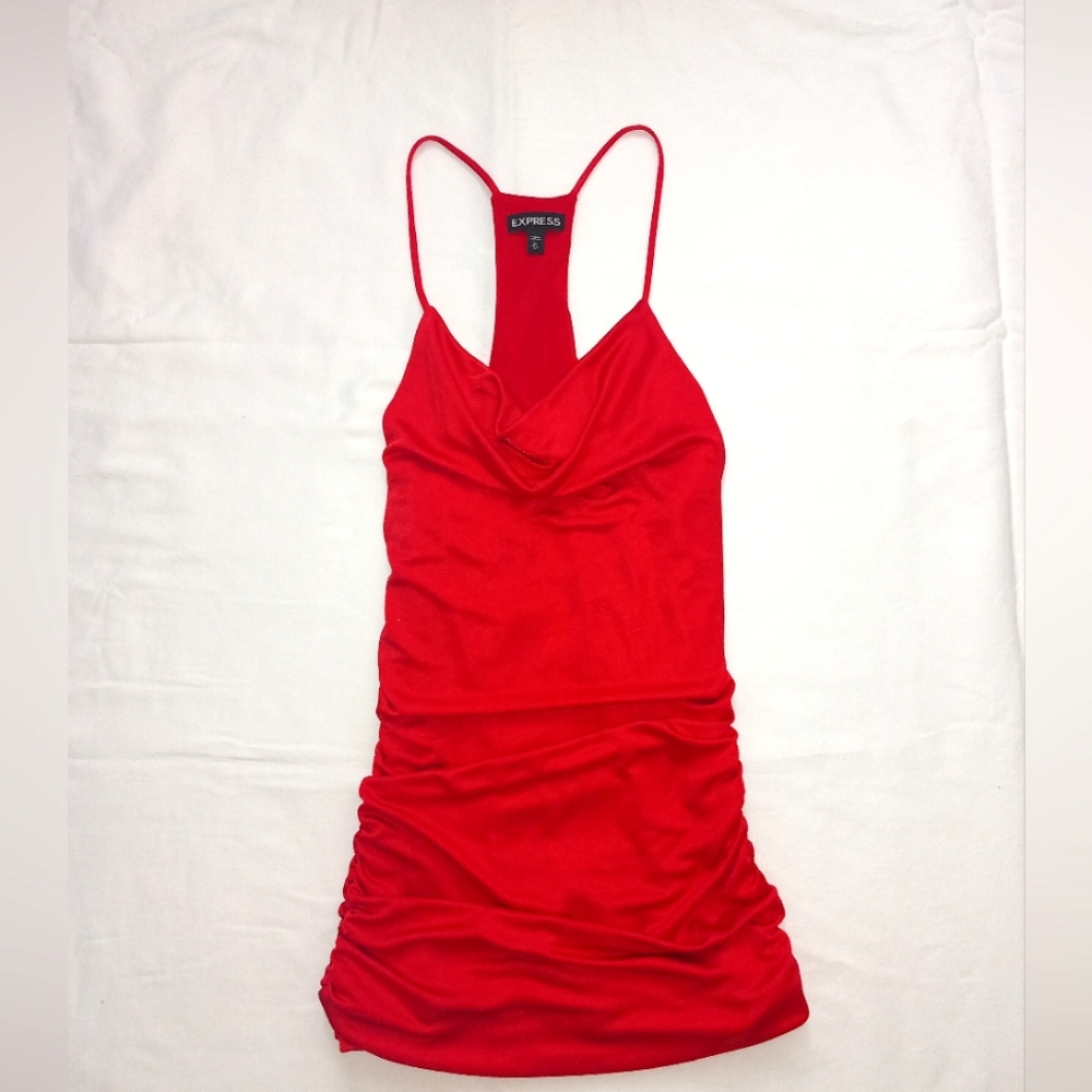 Express, XS Red Going Out/Party Tank Top.